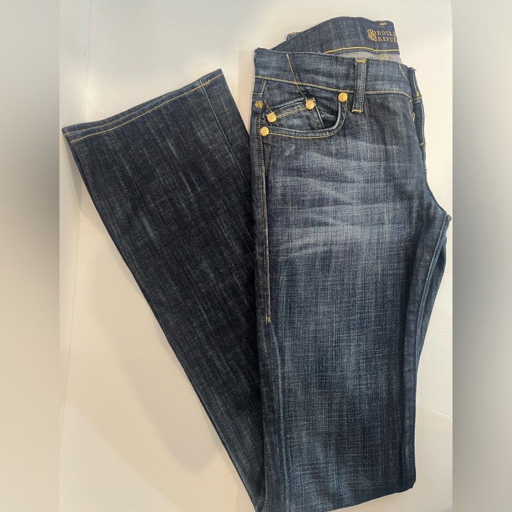 Rock & Republic Women’s Jeans, Low Rise Bootcut, Size: 25/36